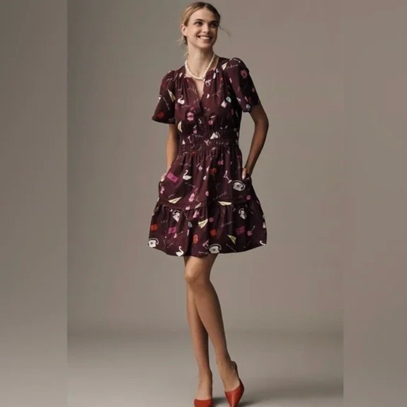 Anthropologie Somerset Mini Dress Size XL - Picture 2 of 11